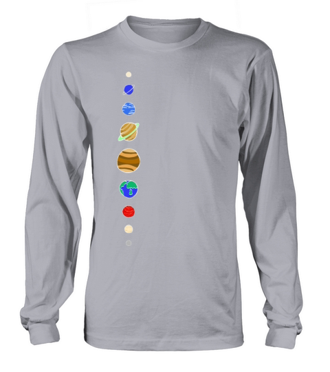 Minimalistic Solar System Women's Long Sleeve