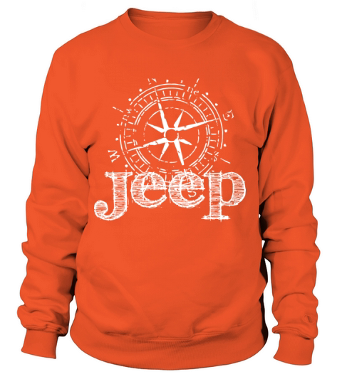 compass north south west east jeep tshirt Women's Sweatshirt