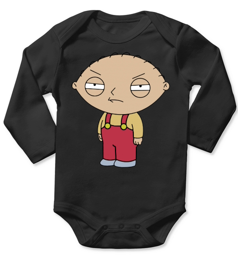 Stewie Griffin T-Shirt Long Sleeve Baby One-Piece