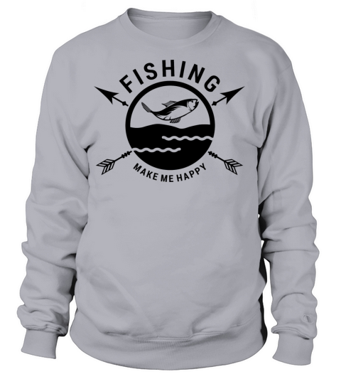 Fishing make me happy perfect gift Fishing Friends Women's Sweatshirt