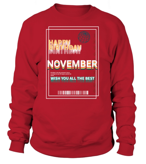 BORN IN NOVEMBER Women's Sweatshirt