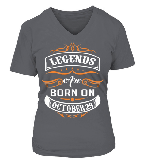 Legends are born on October 29 Women's V-Neck T-shirt
