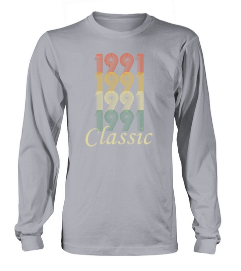 30th Birthday Vintage 1991 Gift Men's Long Sleeve