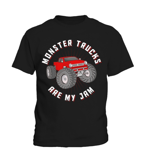 Retro Vintage Monster Trucks Aremy Kids T-Shirt