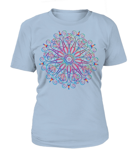 Flourishy Floral Design 16 Variation 1 No Backgro Women's T-Shirt