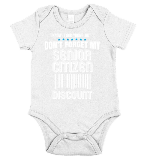 50th Birthday 60th Birthday Gift Senior Citizen Short Sleeve Baby One-Piece
