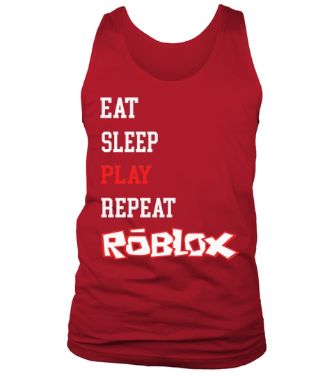 Roblox Eat Sleep Play Repeat Tank Top Unisex