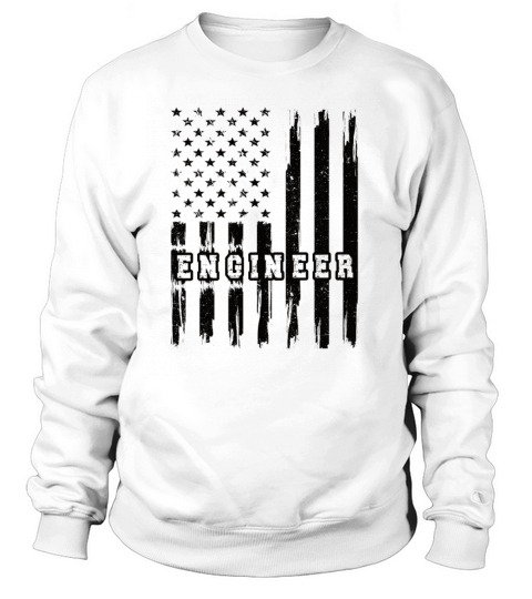 Engineer US Flag Engineering Student Graduation Women's Sweatshirt