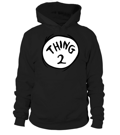 Dr. Seuss Thing 2 Emblem Hoodie Unisex
