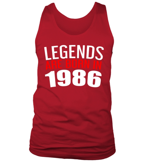 Birthday Gift 1986 Legends Born Men's Tank Top