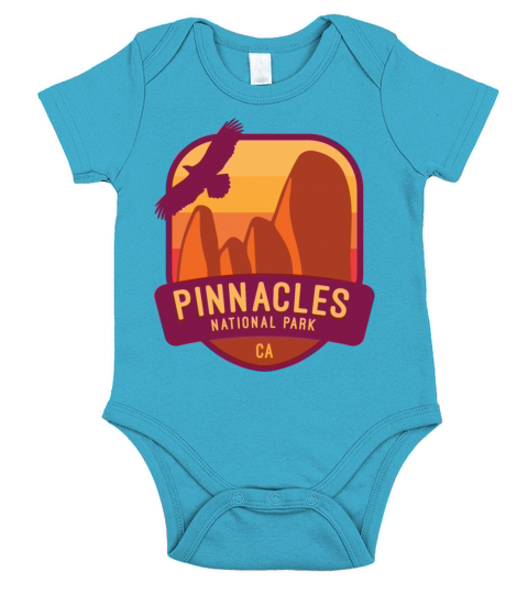 Pinnacles National Park - California Short Sleeve Baby One-Piece