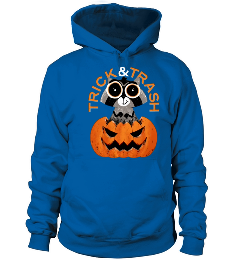 Trick and Trash Halloween Raccoon Men's Hoodie