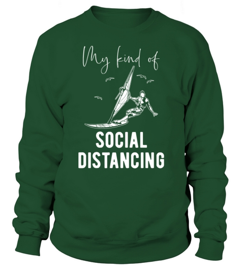 Windsurfer - Social Distancing Saying Women's Sweatshirt