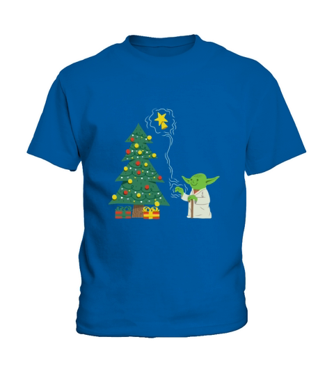 Yoda Use Force For Christmas Jedi Kids T-Shirt
