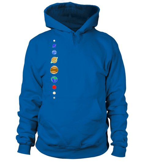 Minimalistic Solar System Women's Hoodie