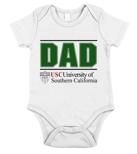 University Of Southern California Proud Dad Parents Day 2020 Short Sleeve Baby One-Piece