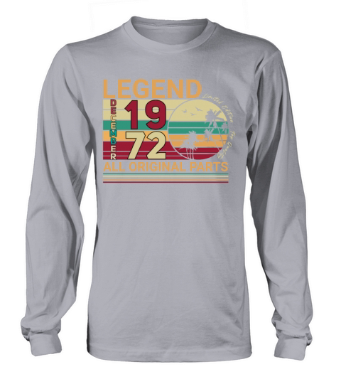 Original December 1972 Palm Trees Retro Women's Long Sleeve