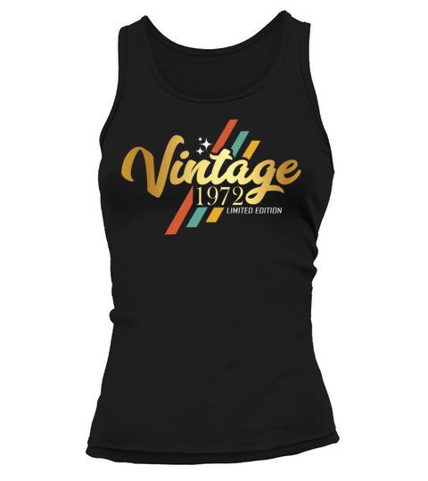 50th Birthday Vintage 1972 Tank top Woman