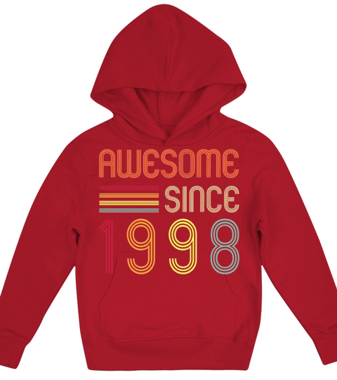Awesome Since 1998 23rd Birthday Retro Kids Hoodie