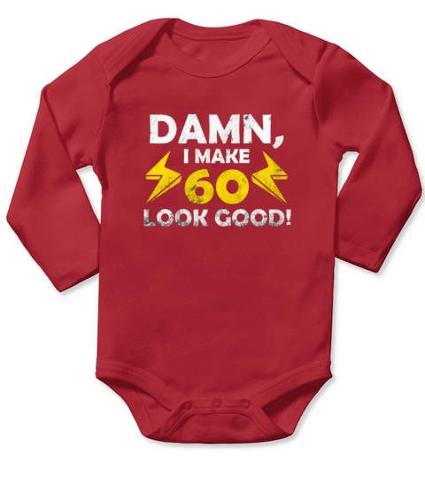 60th birthday Long Sleeve Baby One-Piece