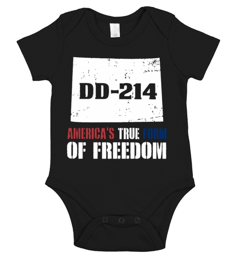 America s True Form Of Freedome Dd 214 Veteran Short Sleeve Baby One-Piece
