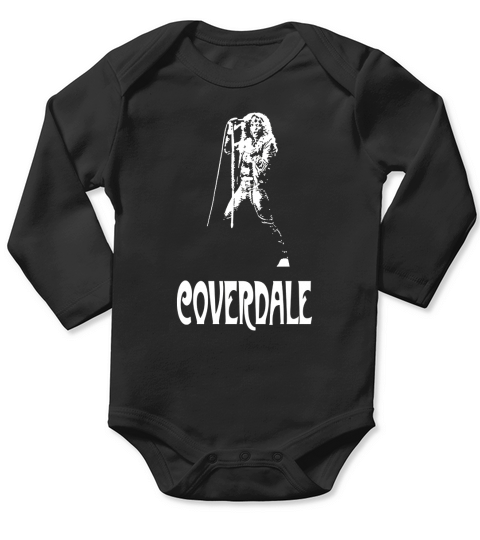 Retro Graphic David Coverdale Art Long Sleeve Baby One-Piece