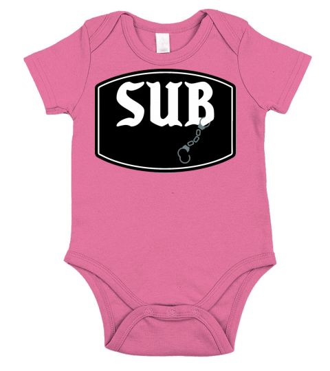 SUB BDSM Handcuff Fetish SM Submissive Slave Short Sleeve Baby One-Piece