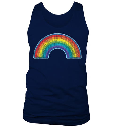 Vintage Full Rainbow Men's Tank Top