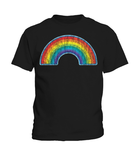 Vintage Full Rainbow Kids T-Shirt