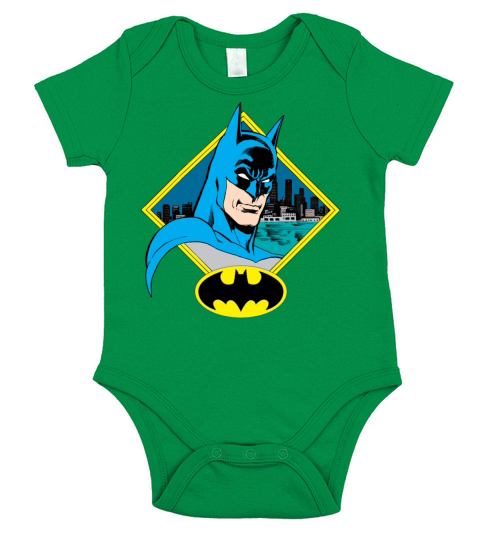 DC Comics Originals Batman Batsignal Gotham Short Sleeve Baby One-Piece