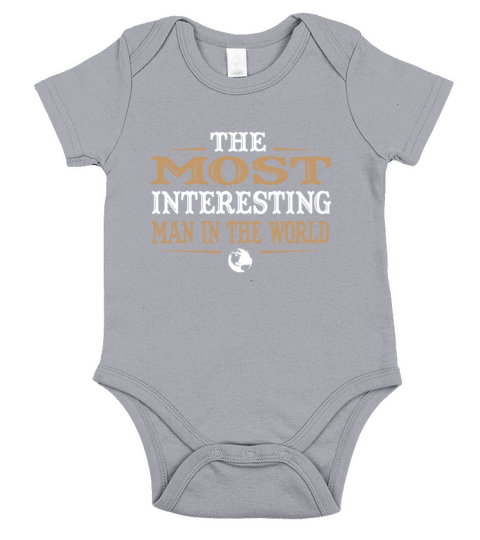 The Most Interesting Man in the World Short Sleeve Baby One-Piece