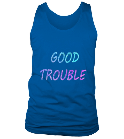 Vintage Good Trouble Tank Top Unisex