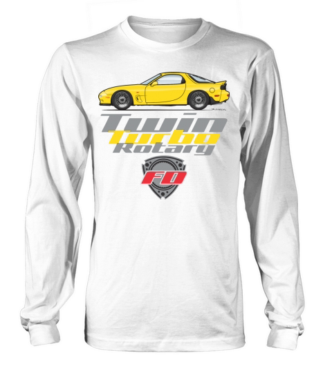 Twin Turbo Rotary Yellow Long sleeved Unisex