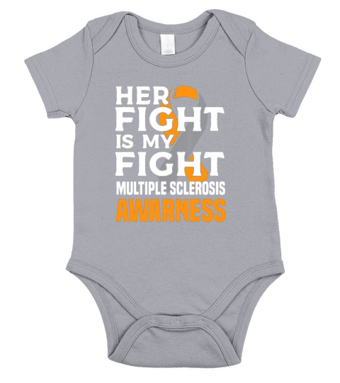 Daughter Mother Multiple Sclerosis Awareness MS Short Sleeve Baby One-Piece