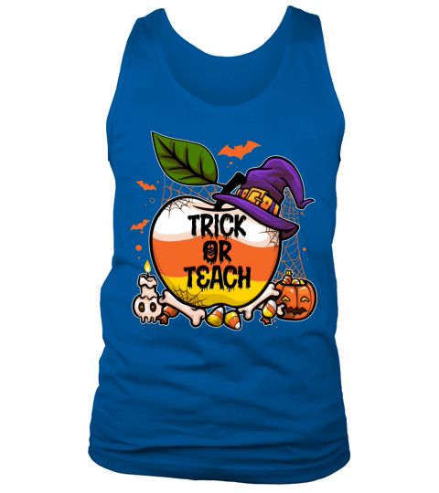 Trick Or Teach Cute Halloween Teacher Costume Men Men's Tank Top