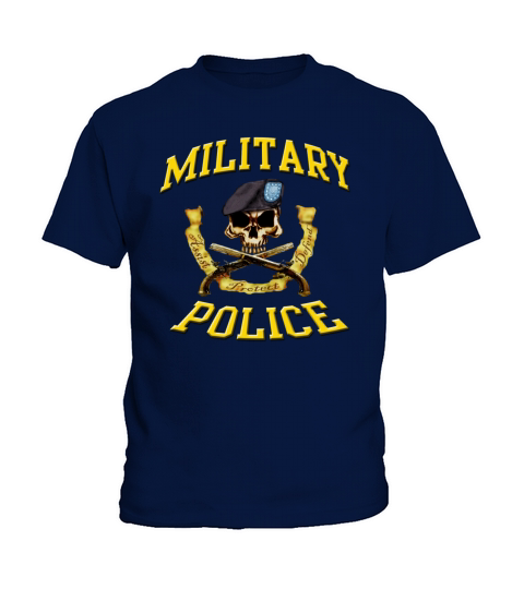 Mil Police skull pistols Kids T-Shirt