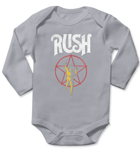 Rush Band Long Sleeve Baby One-Piece