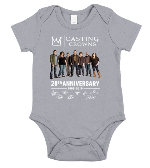 Casting Crowns 20th Anniversary 1999 2019 t-shirt Short Sleeve Baby One-Piece