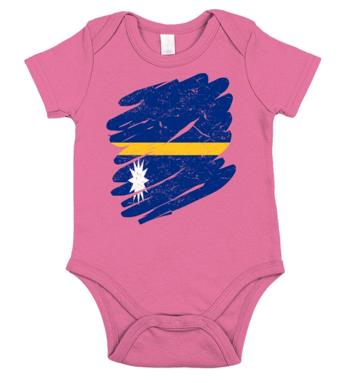 Pinsel Land Heimat Nauru Short Sleeve Baby One-Piece