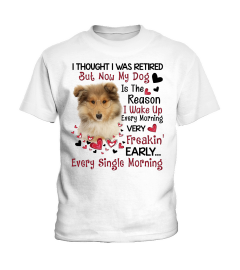 Every Morning Rough Collie Kids T-Shirt