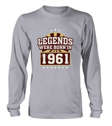 60th birthday gift vintage 1961 60 years Long sleeved Unisex