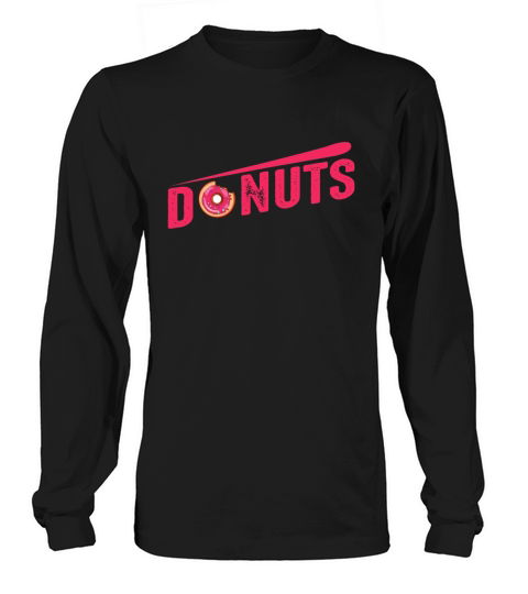 Donuts Sweets Sugar Food Delicious Eat Baking Bake Men's Long Sleeve