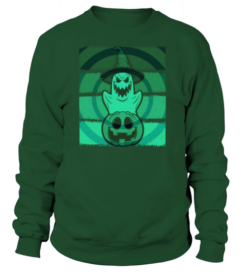 Halloween Ghost Pumpkin Funny horror Men's Sweatshirt