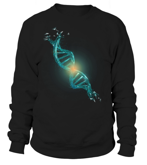 DNA Helix Genetics Deoxyribonucleic Acid Molecule Women's Sweatshirt