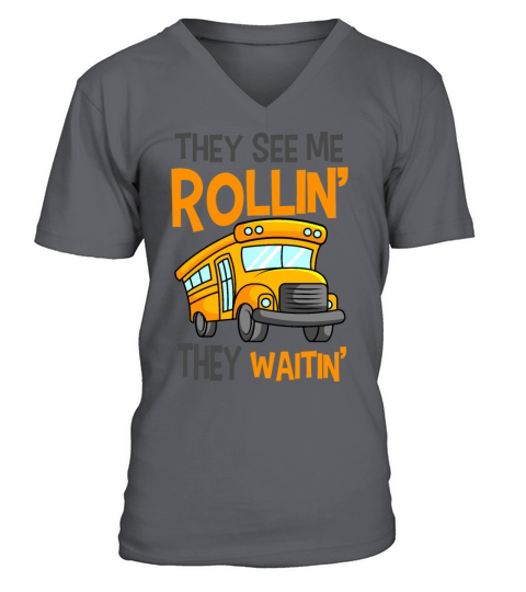 Bus driver funny saying Men's V-Neck T-shirt