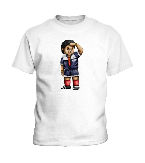 Romey Rome Bear By The Dirt Label Signature Kids T-Shirt