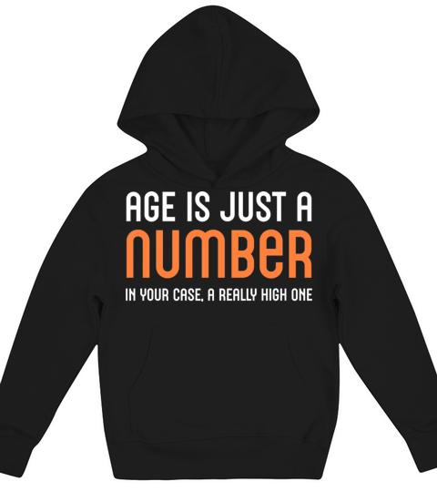 Just Number Birthday Celebrant Gift Kids Hoodie