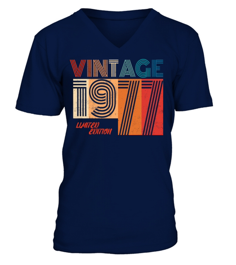 Vintage 1977 Men's V-Neck T-shirt