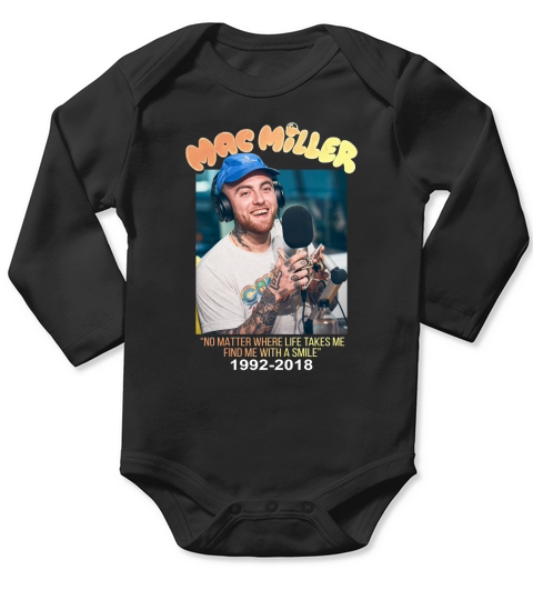 Rip A Lengend Mac Miller Trending Classic Long Sleeve Baby One-Piece