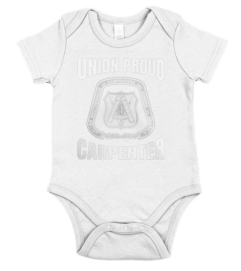 United Brotherhood of Carpenters and Joiners of America shirt Short Sleeve Baby One-Piece